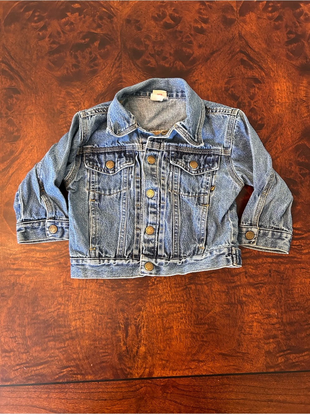 Vintage Faded Glory Denim Trucker Jacket Infant USA 18m-24m